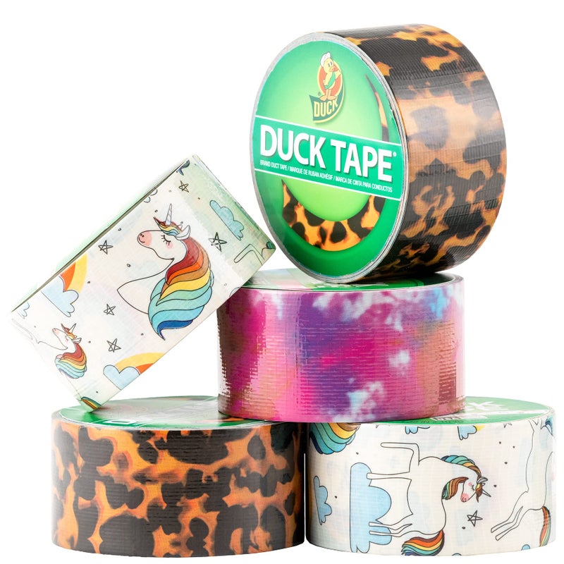 Duck Tape Pattern Colours Tie Dye. Arts & Crafts, DIY, Crafts, Gift Wrapping, Decorative, Scrapbook, Scrapbooking, Bullet Journal, Planner, Party, Festivals, Decoration - 48mm x 9.1m - Image 5